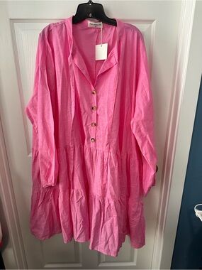 The Lullaby Club Bright Pink Lightweight Dress